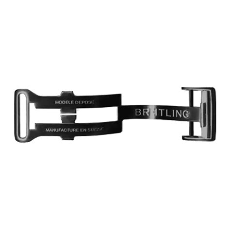 breitling 20mm blacksteel deployment buckle m20d|M20D Breitling Black Steel Deployment Buckle .